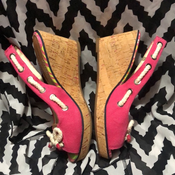 Sperry cork wedge sandals - Picture 2 of 5